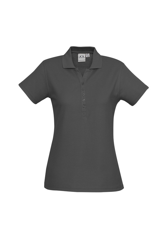 Crew Classic Poly/Cotton Pique Polo Shirt - Women - Charcoal