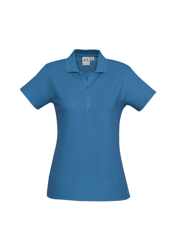 Crew Classic Poly/Cotton Pique Polo Shirt - Women - Cyan