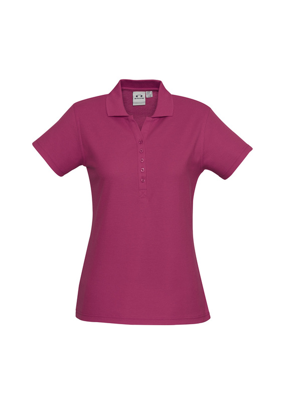 Crew Classic Poly/Cotton Pique Polo Shirt - Women - Fuchsia