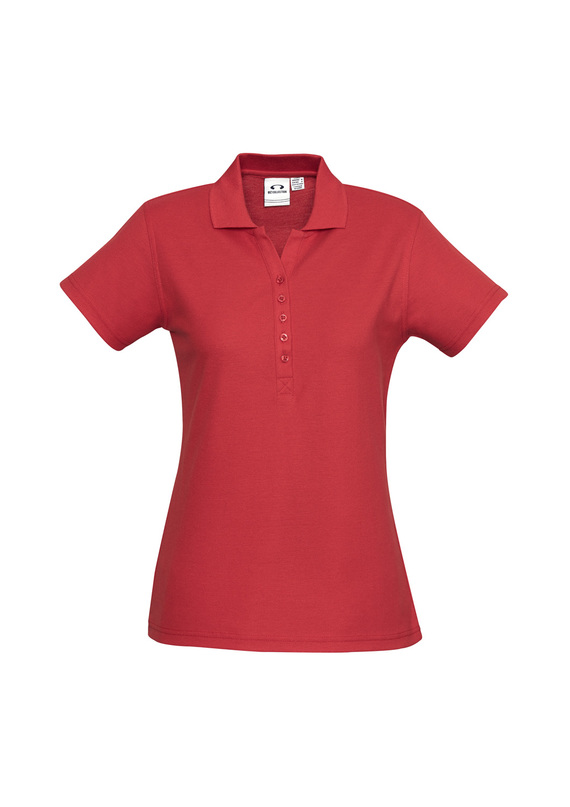 Crew Classic Poly/Cotton Pique Polo Shirt - Women - Red