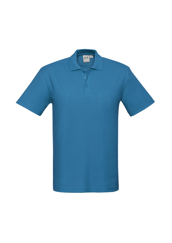 Crew Classic Poly/Cotton Pique Polo Shirt - Youth - Cyan