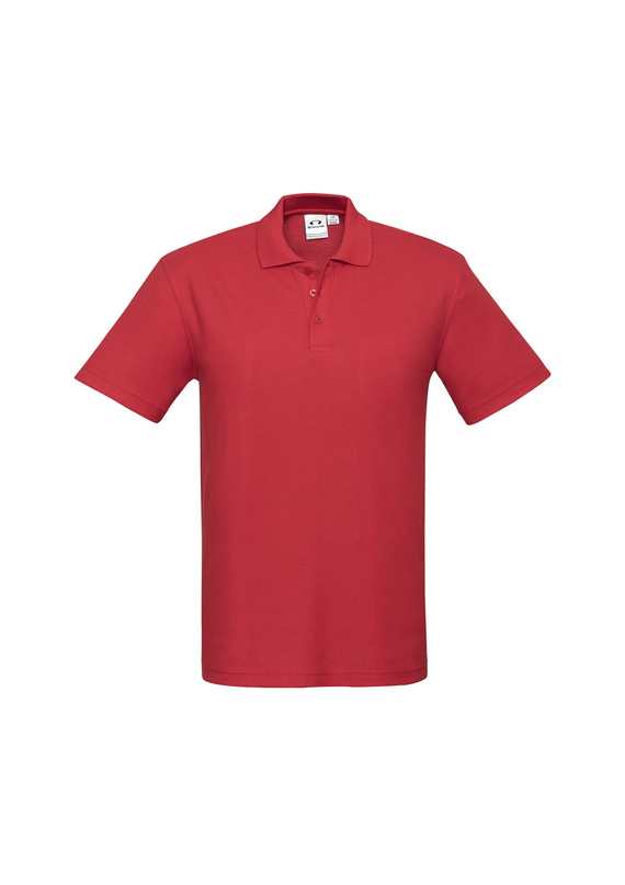 Crew Classic Poly/Cotton Pique Polo Shirt - Men - Red