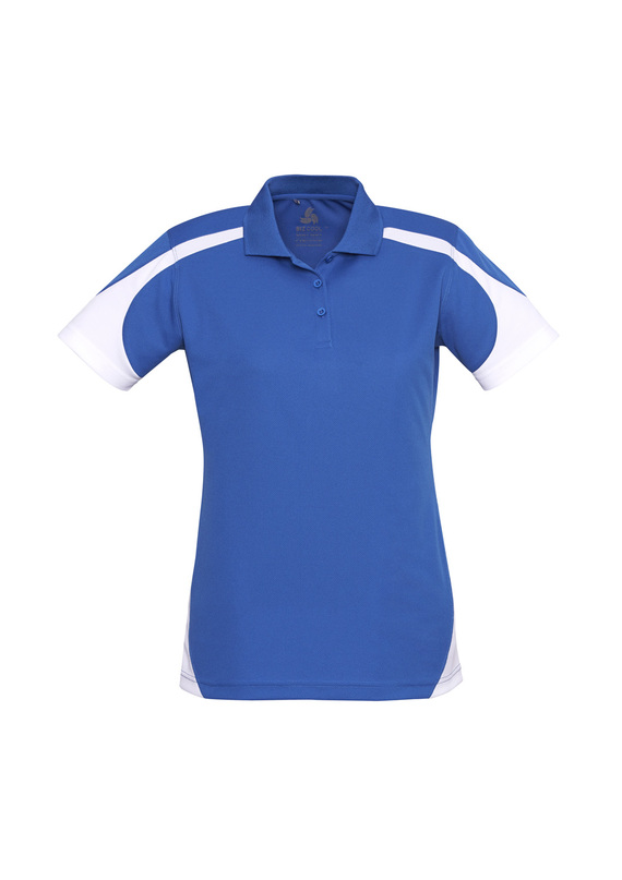 Talon BIZCOOL Mesh Polo Shirt - Women - Royal/White