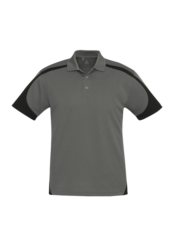 Talon BIZCOOL Mesh Polo Shirt - Men - Ash/Black