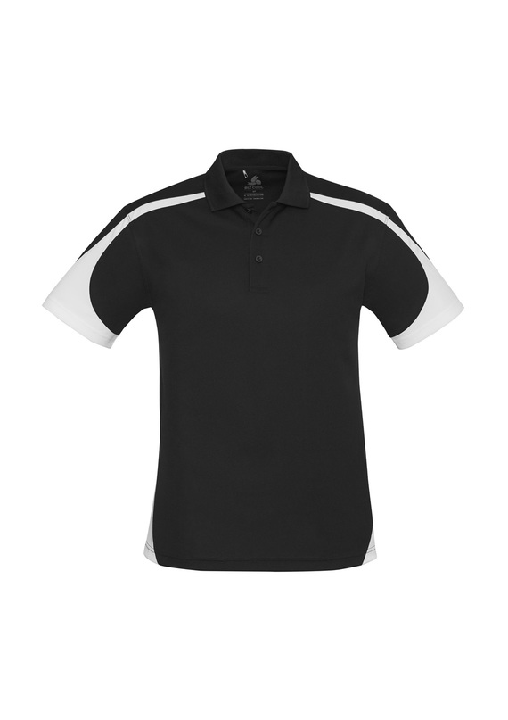 Talon BIZCOOL Mesh Polo Shirt - Men - Black/White