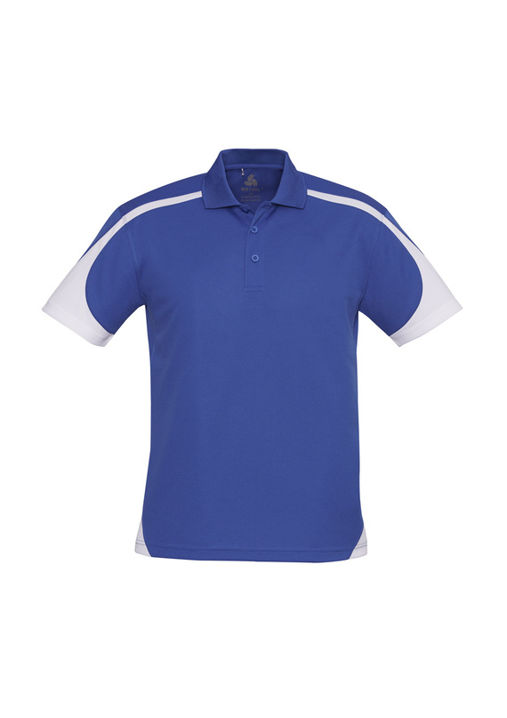 Talon BIZCOOL Mesh Polo Shirt - Men - Royal/White