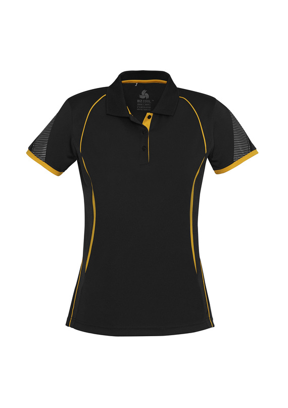 Razor BIZCOOL Sports Polo Shirt - Women - Black/Gold