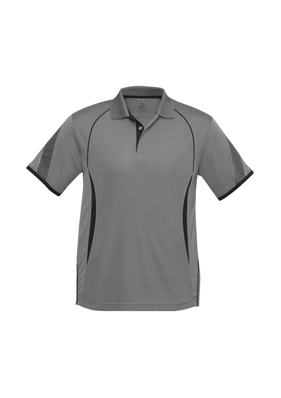 Razor BIZCOOL Sports Polo Shirt - Men - Ash/Black