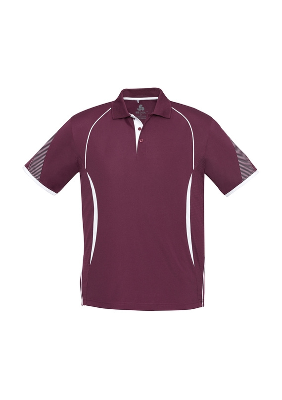 Razor BIZCOOL Sports Polo Shirt - Men - Maroon/White
