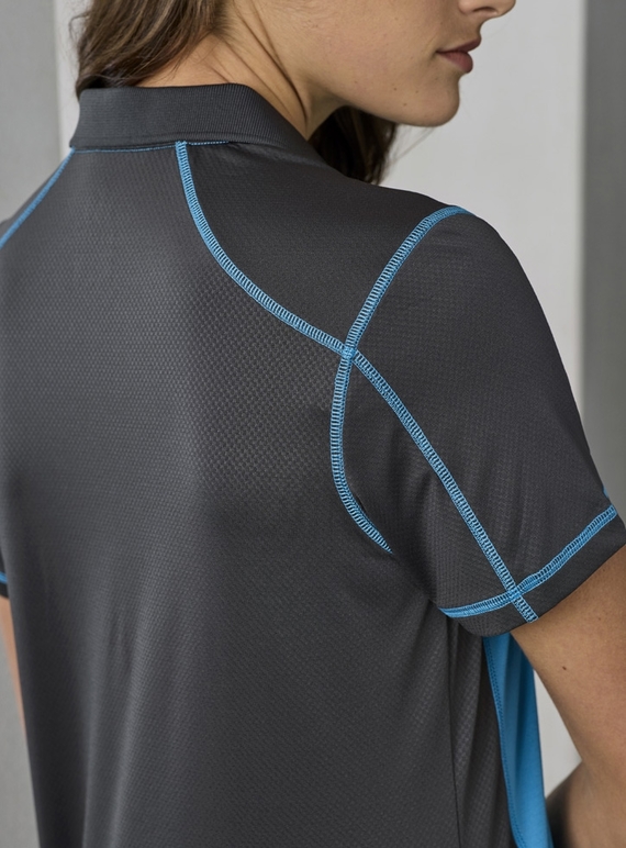 Dart Short Sleeve Polo Shirt - Women