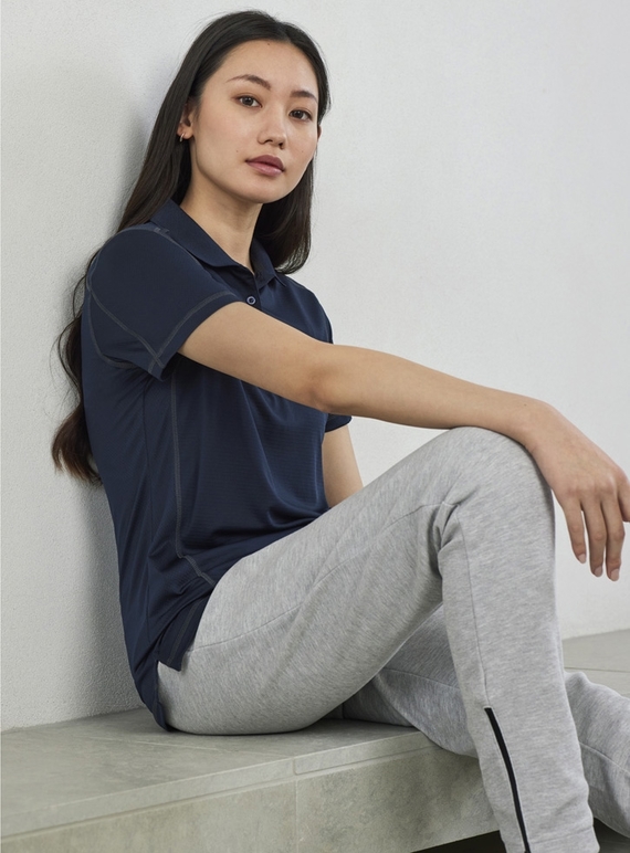 Dart Short Sleeve Polo Shirt - Women