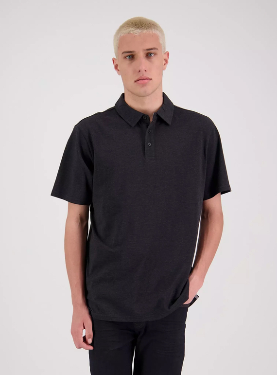 Element Polo Shirt - Men - Black Marle