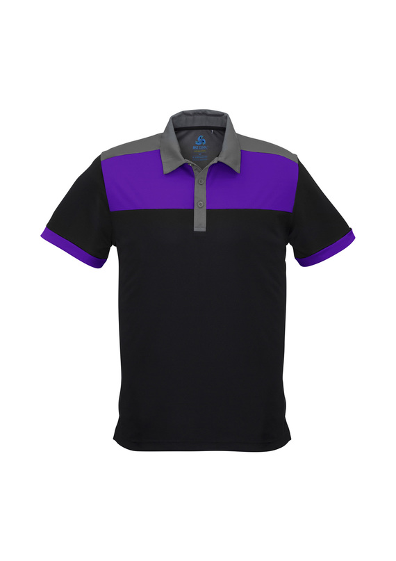 Charger BIZCOOL Polo Shirt - Men - Black/Purple/Grey