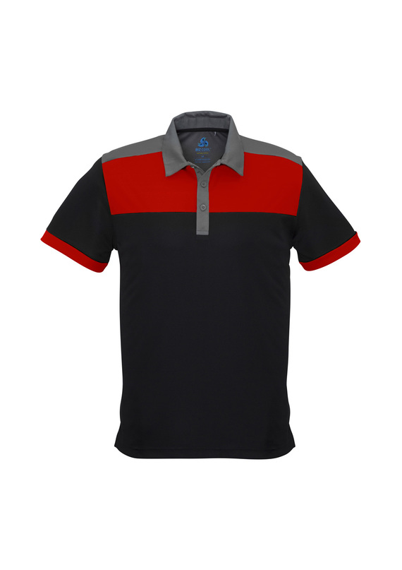 Charger BIZCOOL Polo Shirt - Men - Black/Red/Grey