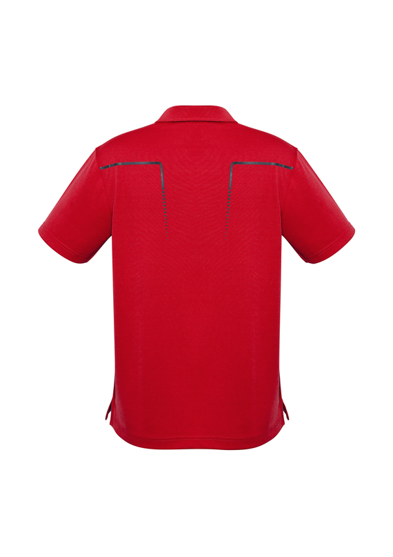 Cyber BIZ COOL Polo Shirt - Men - Back View
