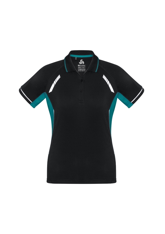 Renegade BIZCOOL Polo Shirt - Women - Black/Teal