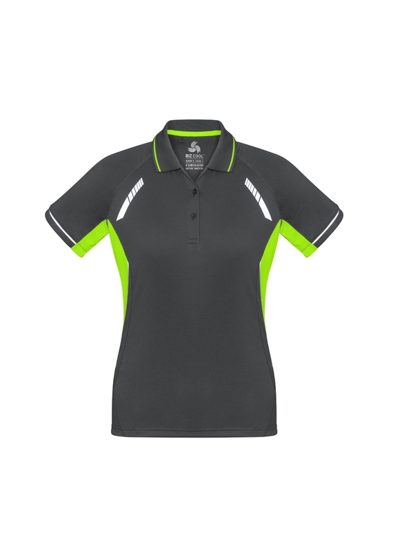 Renegade BIZCOOL Polo Shirt - Women - Grey/Fl. LIme