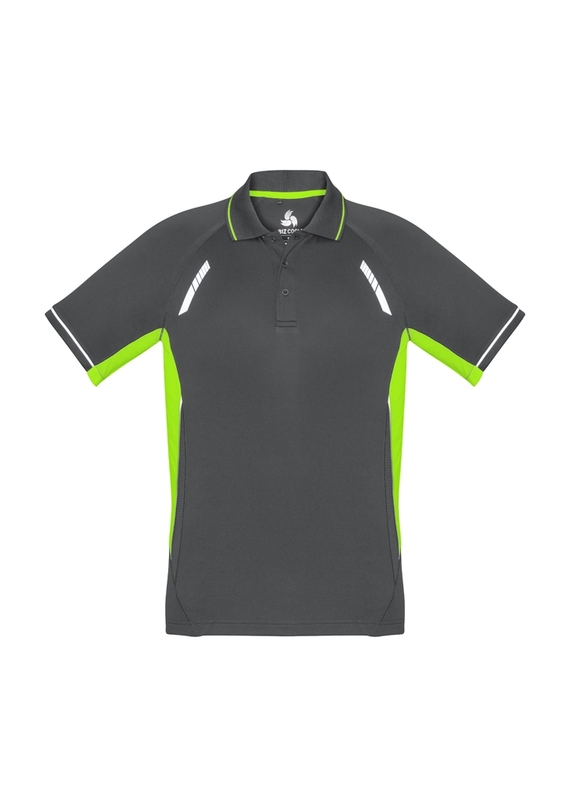 Renegade BIZCOOL Polo Shirt - Men - Grey/Fl. Lime