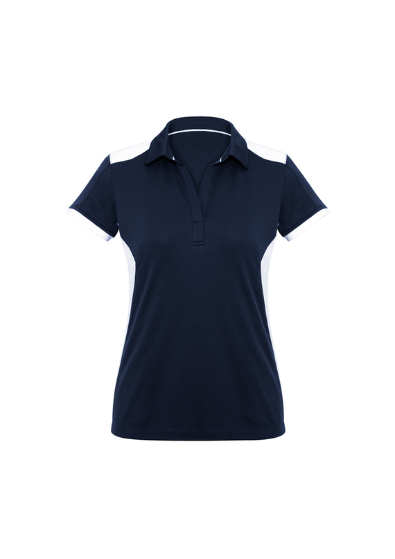 Rival BIZCOOL Micro Interlock Polo Shirt - Women - Navy/White