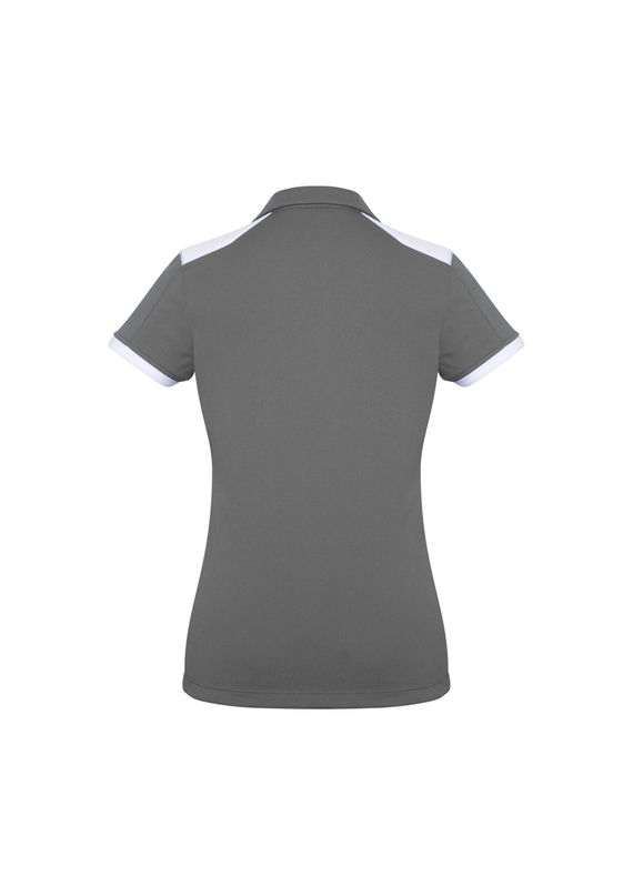 Rival BIZCOOL Micro Interlock Polo Shirt - Women - Back View