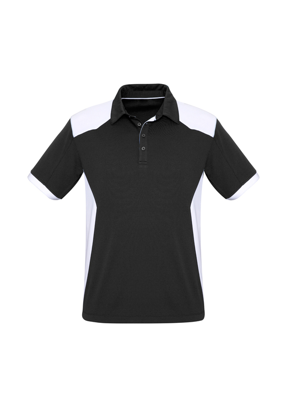 Rival BIZCOOL Micro Interlock Polo Shirt - Men - Black/White