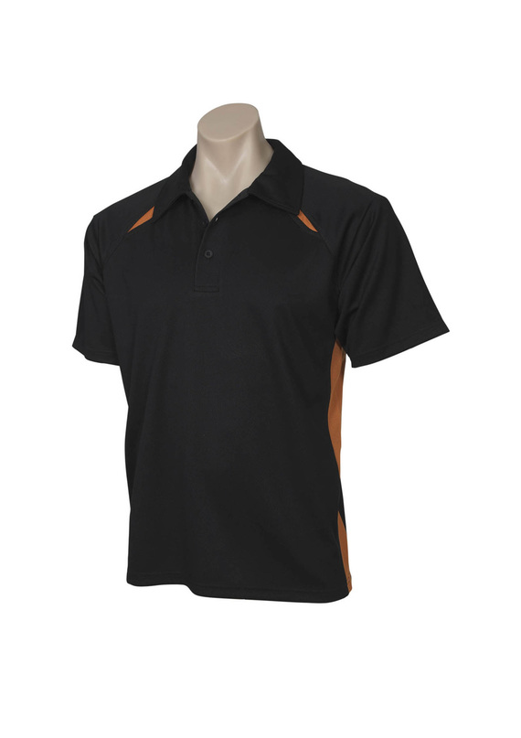 Splice BIZ COOL Polo Shirt - Men - Black/Orange