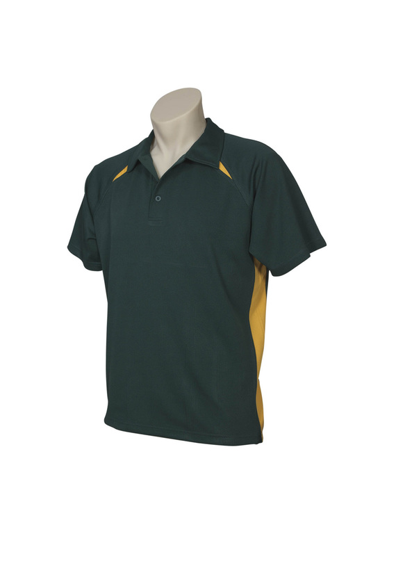Splice BIZ COOL Polo Shirt - Youth - Forest/Gold