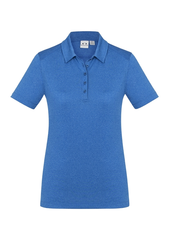 Aero BIZ COOL Cotton-feel Polo Shirt - Women - Cyan