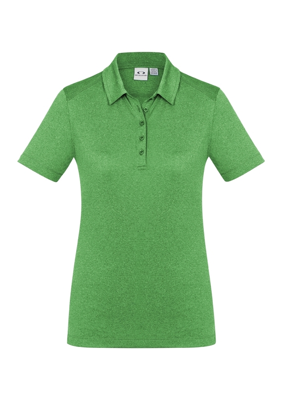 Aero BIZ COOL Cotton-feel Polo Shirt - Women - Lime