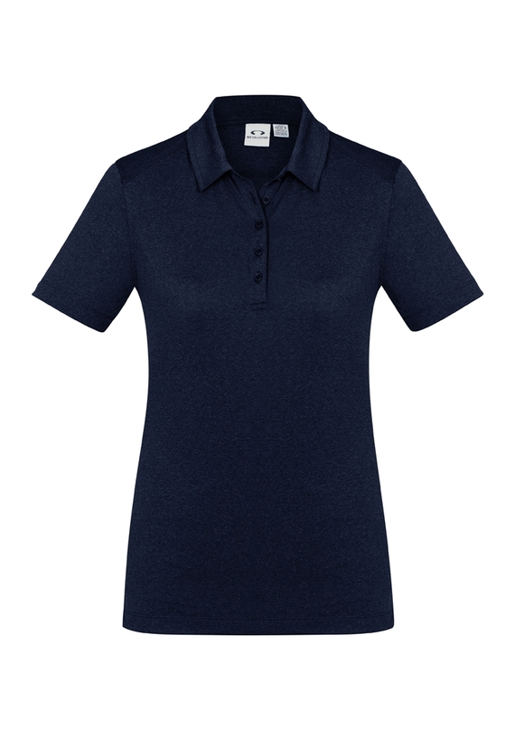 Aero BIZ COOL Cotton-feel Polo Shirt - Women - Navy