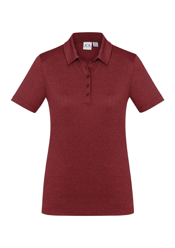 Aero BIZ COOL Cotton-feel Polo Shirt - Women - Red