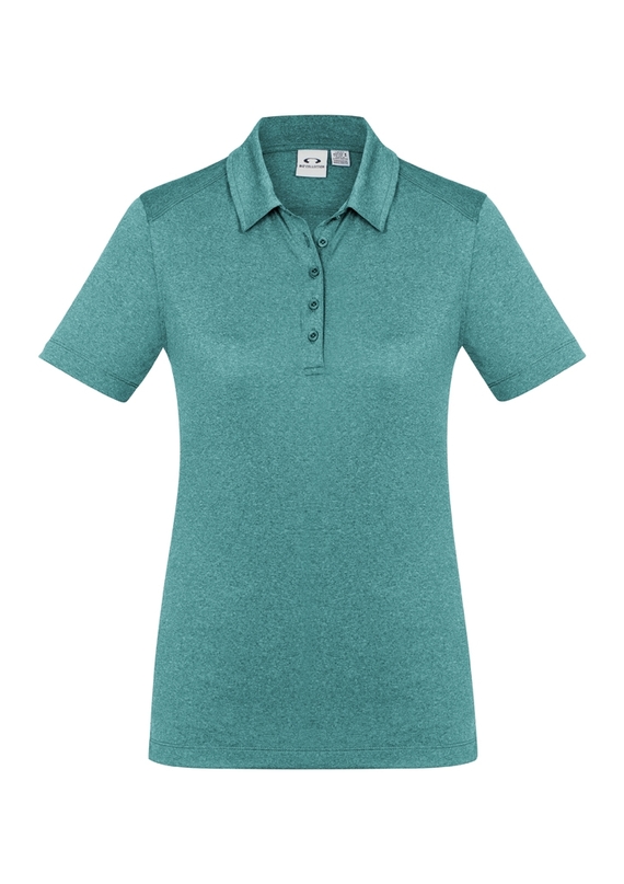 Aero BIZ COOL Cotton-feel Polo Shirt - Women - Teal