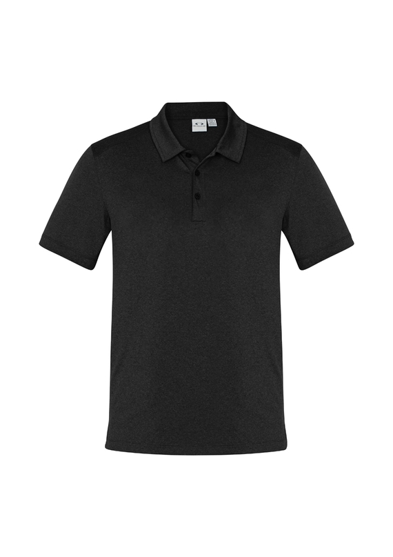 Aero BIZ COOL Cotton-feel Polo Shirt - Men - Black Marle