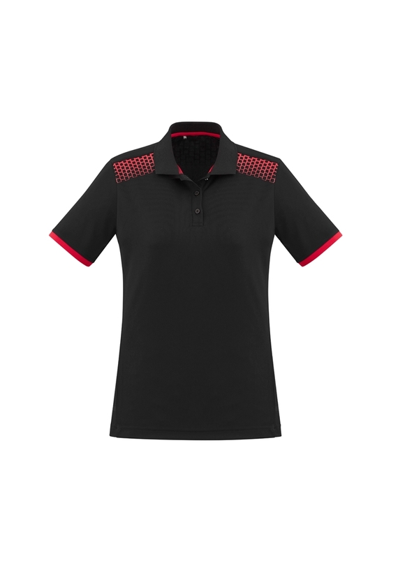Galaxy BIZ COOL Polo Shirt - Women - Black/Red