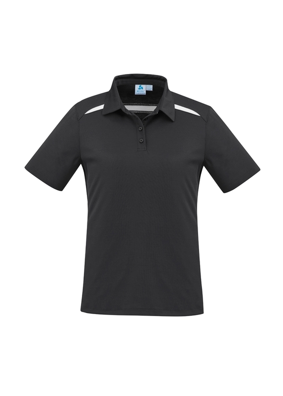 Sonar Poly/Cotton Polo Shirt - Women - Black/White