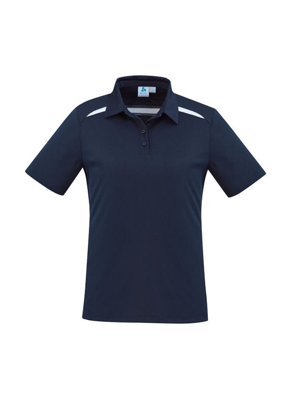 Sonar Poly/Cotton Polo Shirt - Women - Navy/White