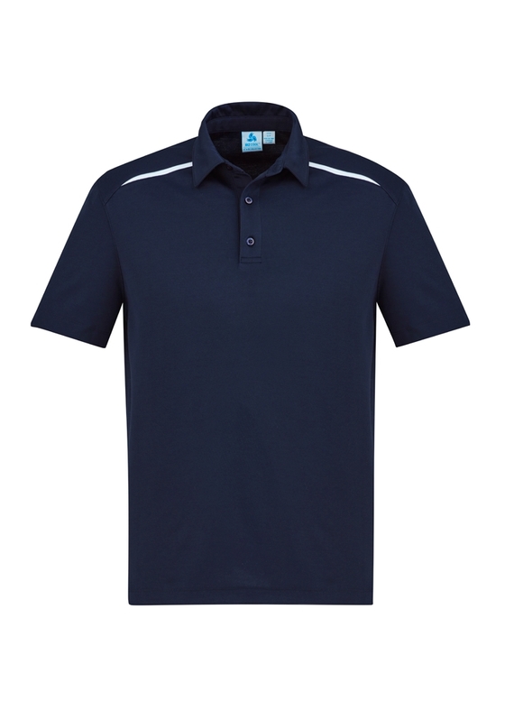Sonar Poly/Cotton Polo Shirt - Men - Navy/White