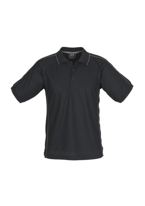 Resort BIZ COOL Polo Shirt - Men - Black/Charcoal