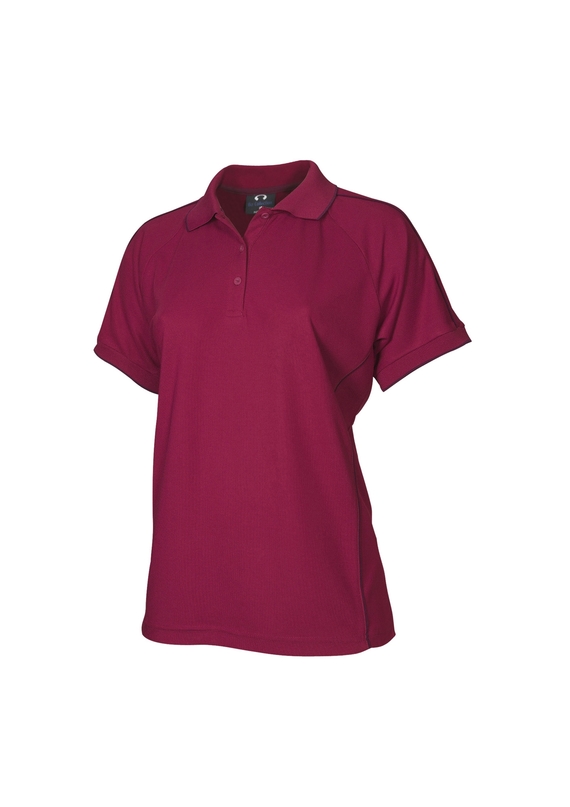 Resort BIZ COOL Polo Shirt - Women - Cherry/Maroon