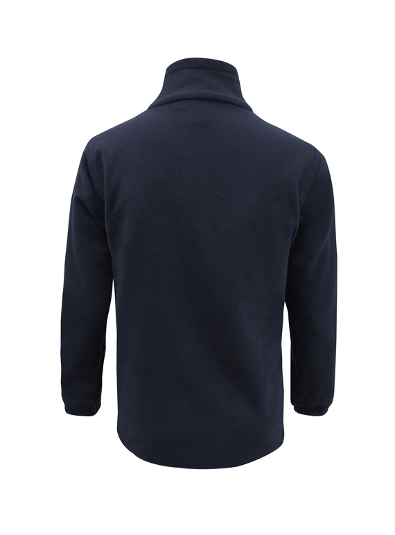 Plain Zip Front Microfleece Jacket - Men