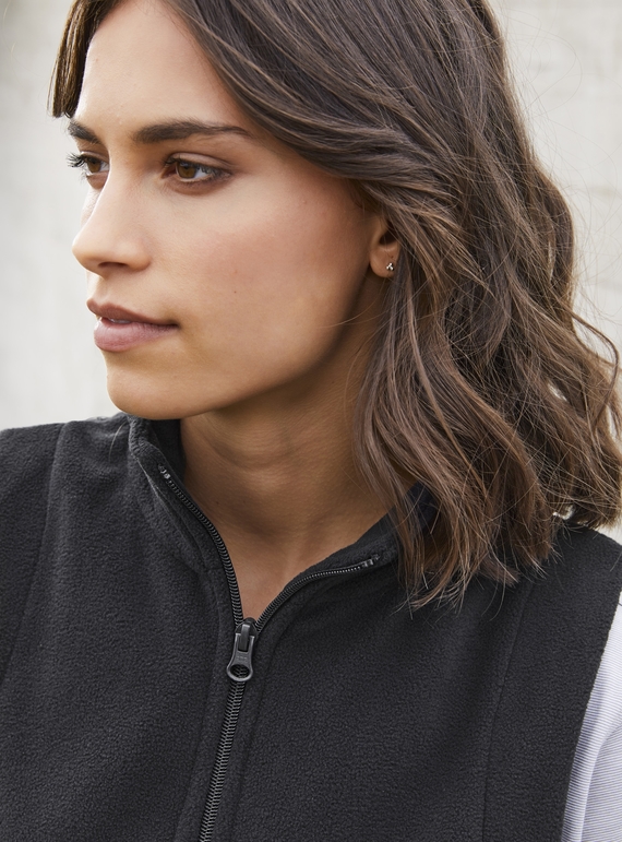 Low Pill Micro Fleece Vest - Women
