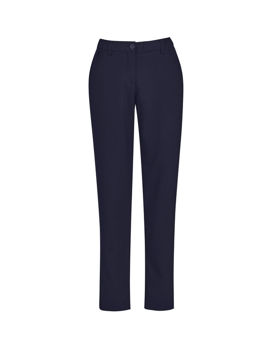 Comfort Waist Slim Leg Pant - Women - Navy