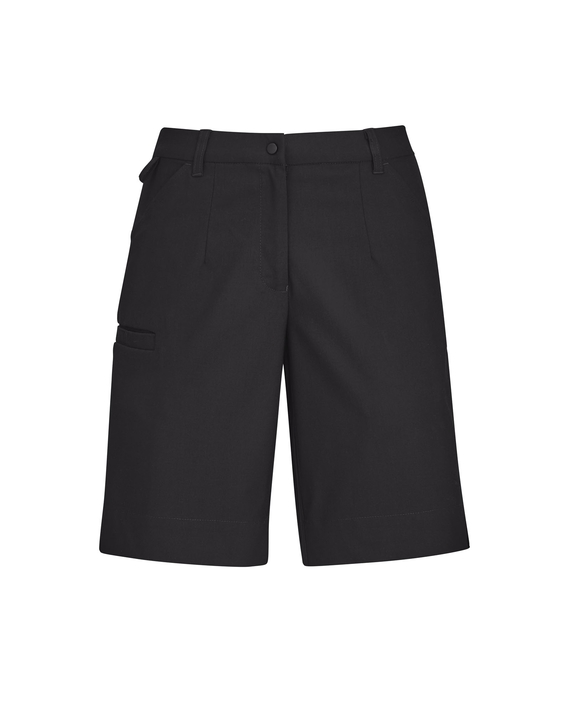 Comfort Waist Cargo Short - Women - Charcoal