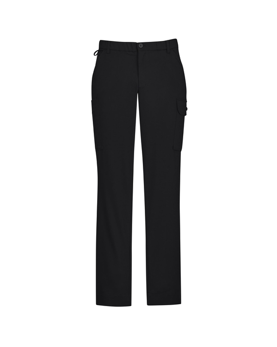 Flat Front, Roll Up, Cargo Pant - Men - Black
