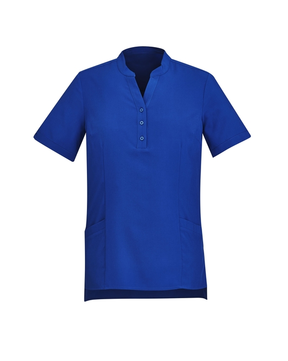 Florence Plain Tunic Top with pockets - Women - Electric Blue