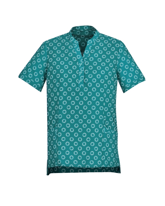 Florence Daisy Print Tunic - Women - Daisy Teal