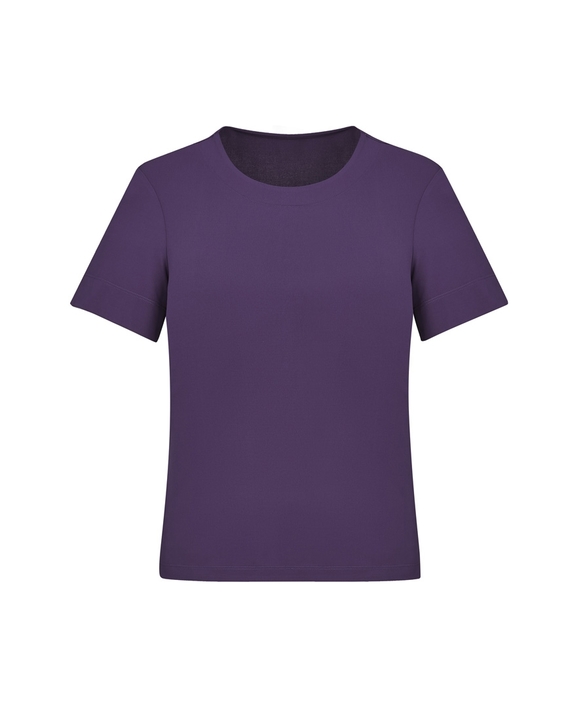 Short Sleeve T-Top Easy Stretch - Women - Purple