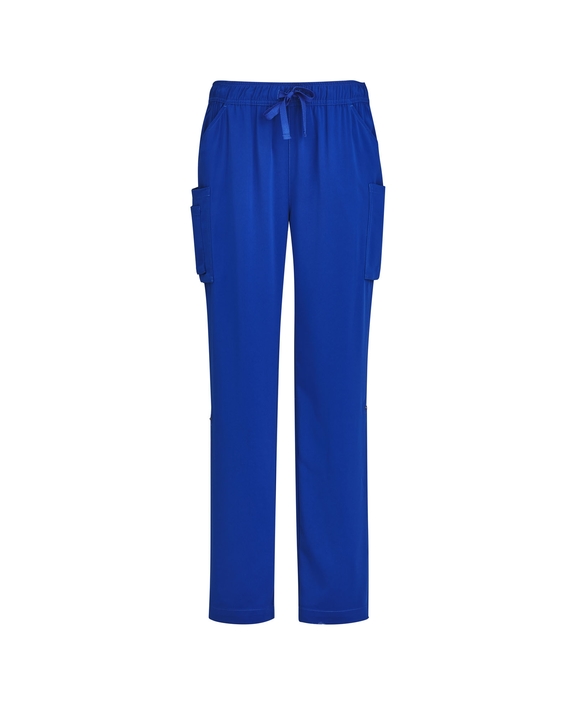 Avery Straight Leg Roll Up Scrub Pants - Women - Electric Blue