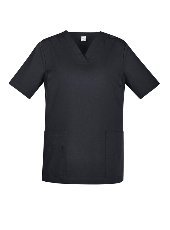 Tokyo V-Neck Scrub Top - Women - Charcoal