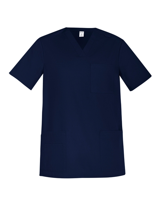 Tokyo V-Neck Scrub Top - Men - Midnight Navy